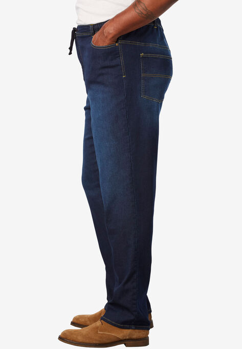 5-Pocket Relaxed Fit Denim Sweatpants | Size