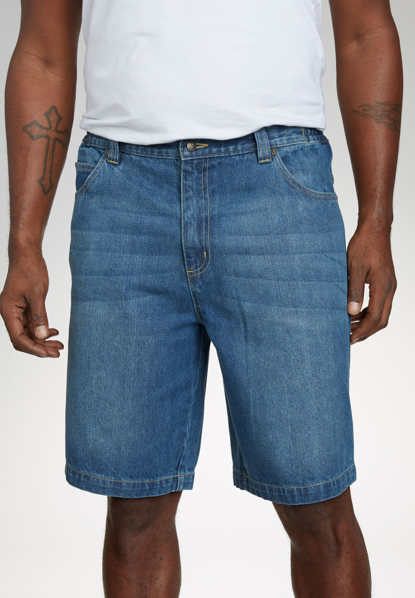 5 Pocket Denim Shorts by Liberty Blues® | King Size