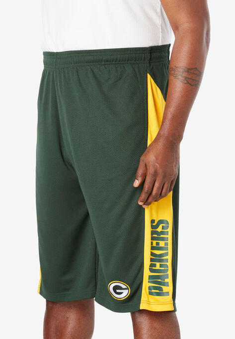 NFL® Colorblock Team Shorts, GREEN BAY PACKERS, hi-res image number null