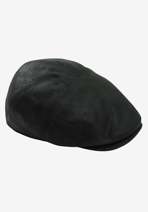 Faux Leather Ivy Cap, BLACK DISTRESSED, hi-res image number null
