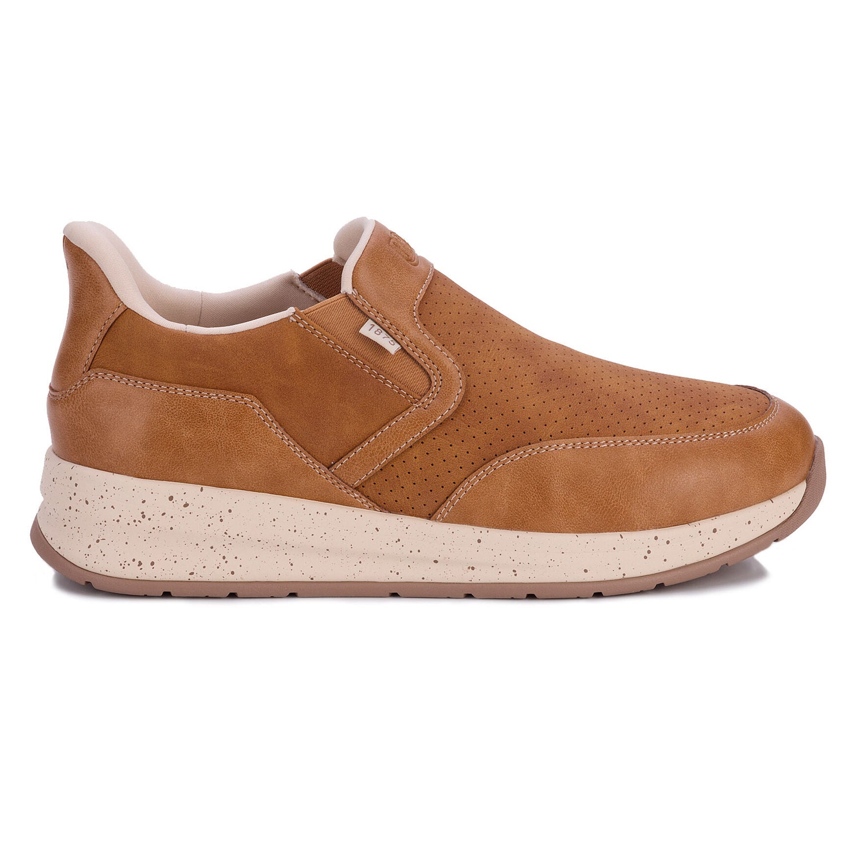 Caleb Twin Gore Loafer, CAMEL, alternate image number 2