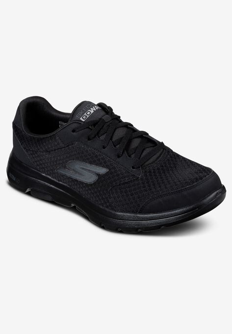 Skechers® Go Walk Lace-Up Sneakers, BLACK, hi-res image number null