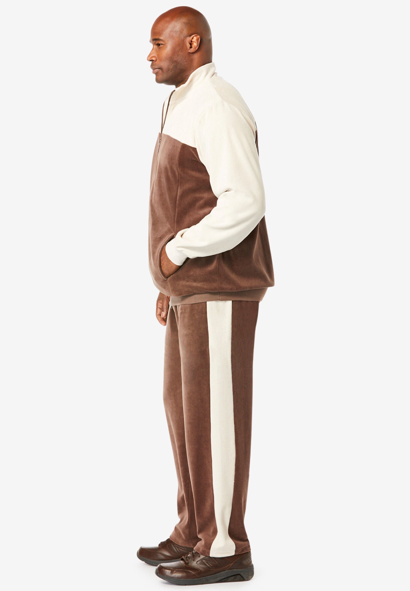 big and tall velour tracksuit