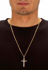 Gold Filled Cross Pendant with 24" Chain, , alternate image number null