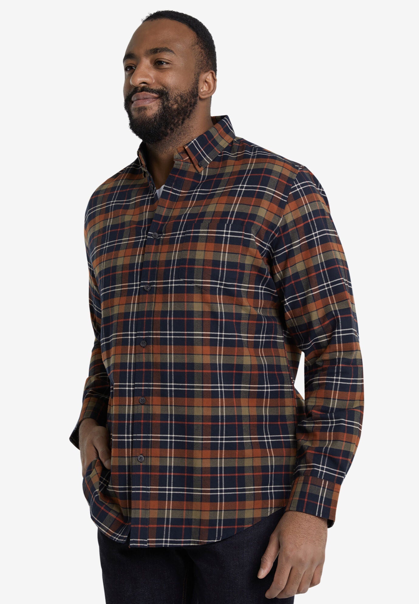 Snowden Brushed Check Shirt, , alternate image number 2