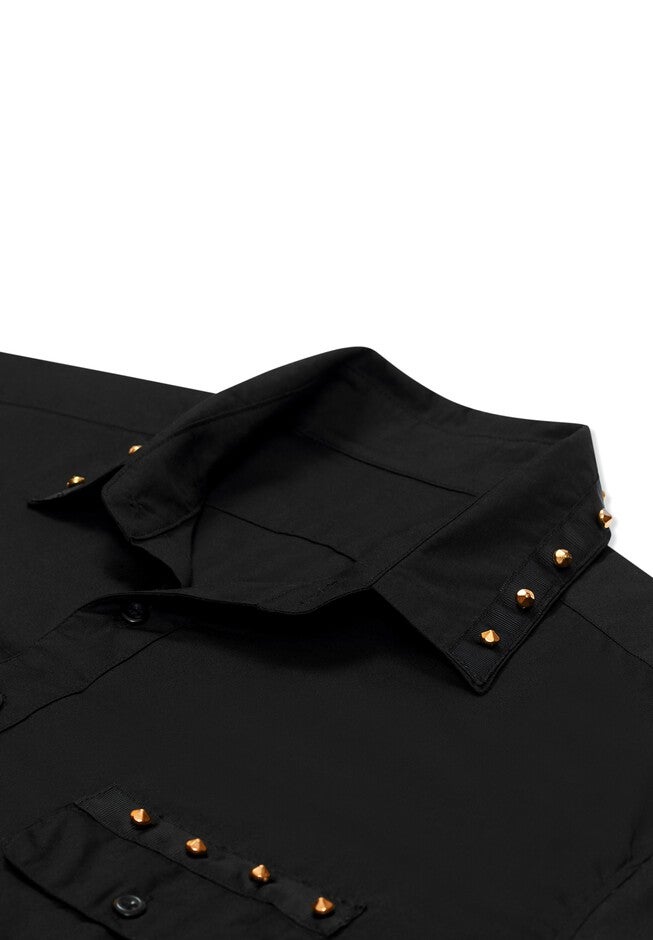 MVP Collections® Spike Trim Short-Sleeve Shirt, , alternate image number null