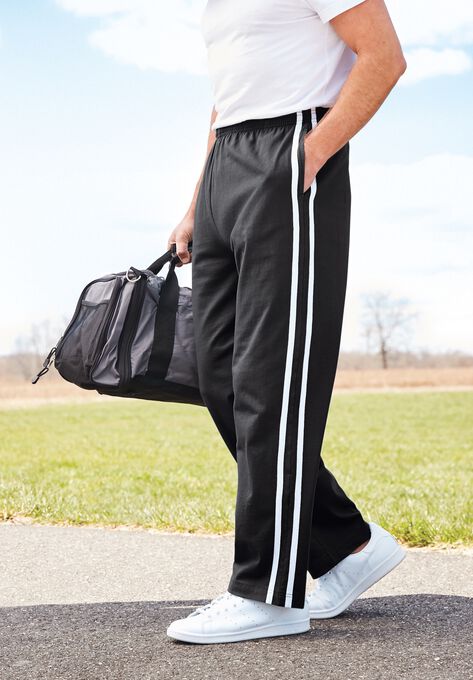 Striped Lightweight Sweatpants, , alternate image number null