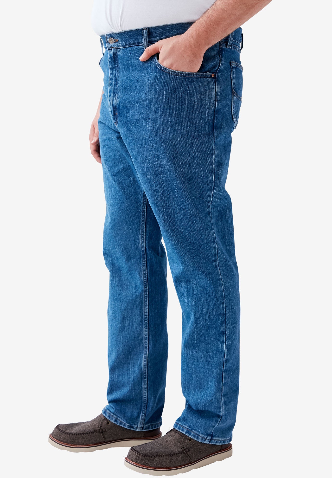 Straight Leg Regular Fit Jeans by Lee&reg;, , alternate image number 2