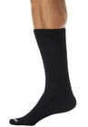 Diabetic Crew Socks with Extra Wide Footbed, BLACK, hi-res image number null