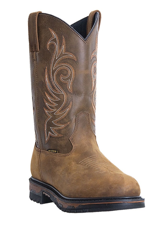 Laredo 11 inches Contrast Stitch Wellington Boots, TAN, hi-res image number 0