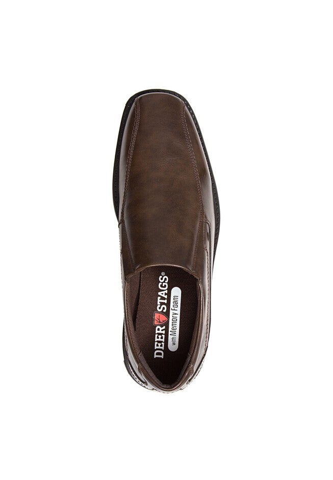 Deer Stags® Noble Runoff Toe Memory Foam Slip-On Classic Dress Loafers, , alternate image number null
