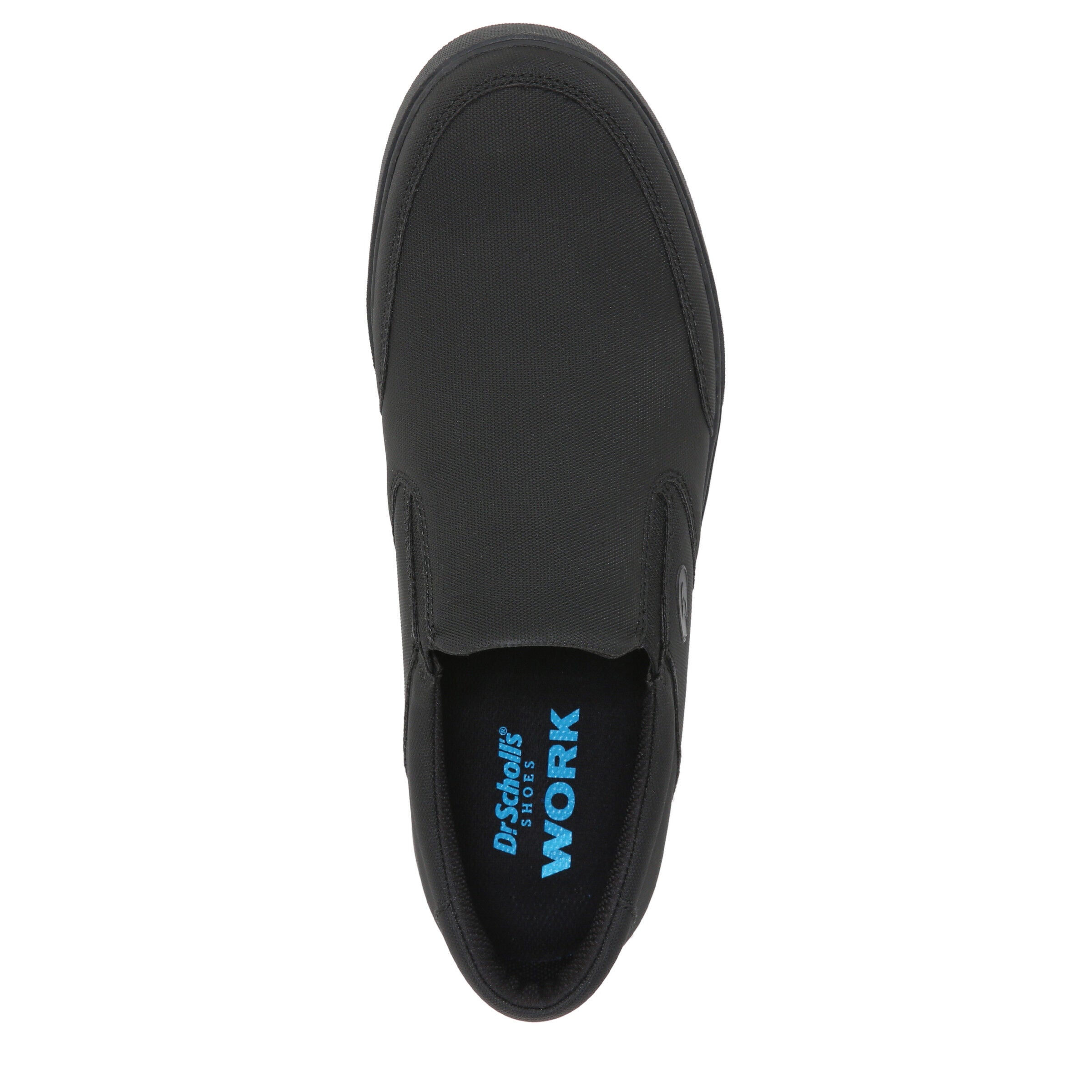 Valiant Slip Resistant Slip On Sneaker, BLACK, alternate image number 6