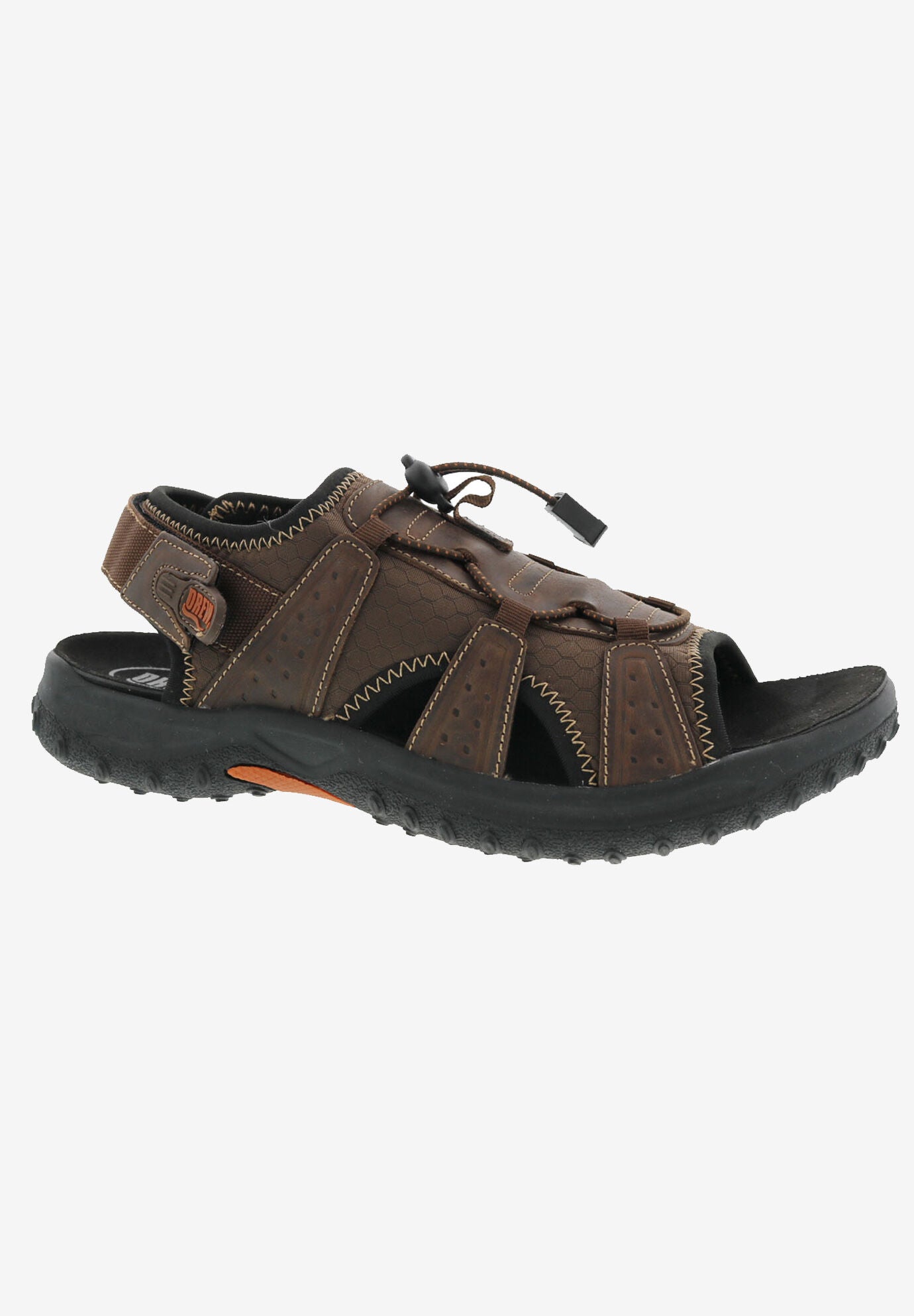 Waves Sandals, BROWN LEATHER COMBO, hi-res image number 0