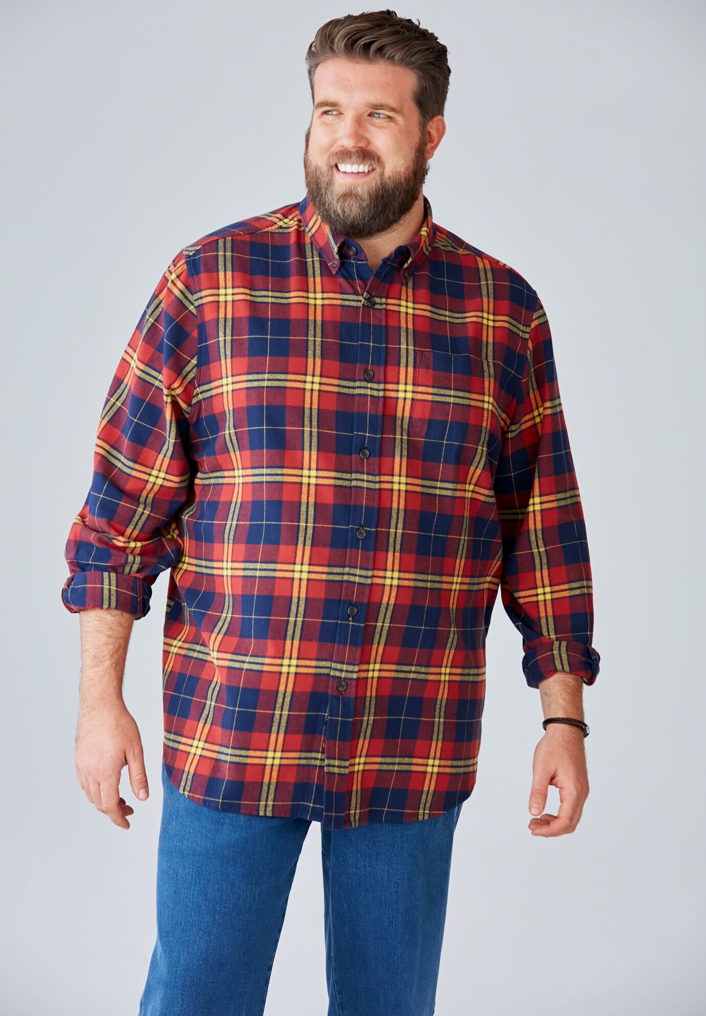 King size flannel shirts Clearance