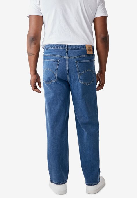 Liberty Blues™ Loose Fit 5-Pocket Stretch Jeans, , on-hover image number null