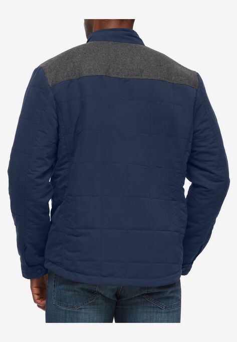 Clemson Quilted Shirt Jacket, , on-hover image number null