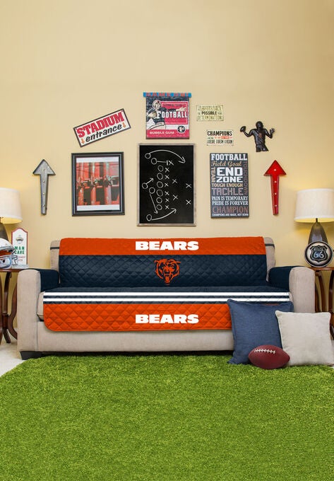 Nfl Sofa Cover Big And Tall Shoes Accessories King Size
