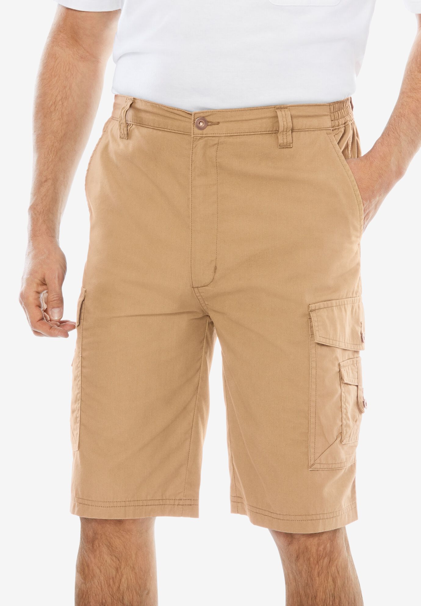 mens big and tall khaki shorts