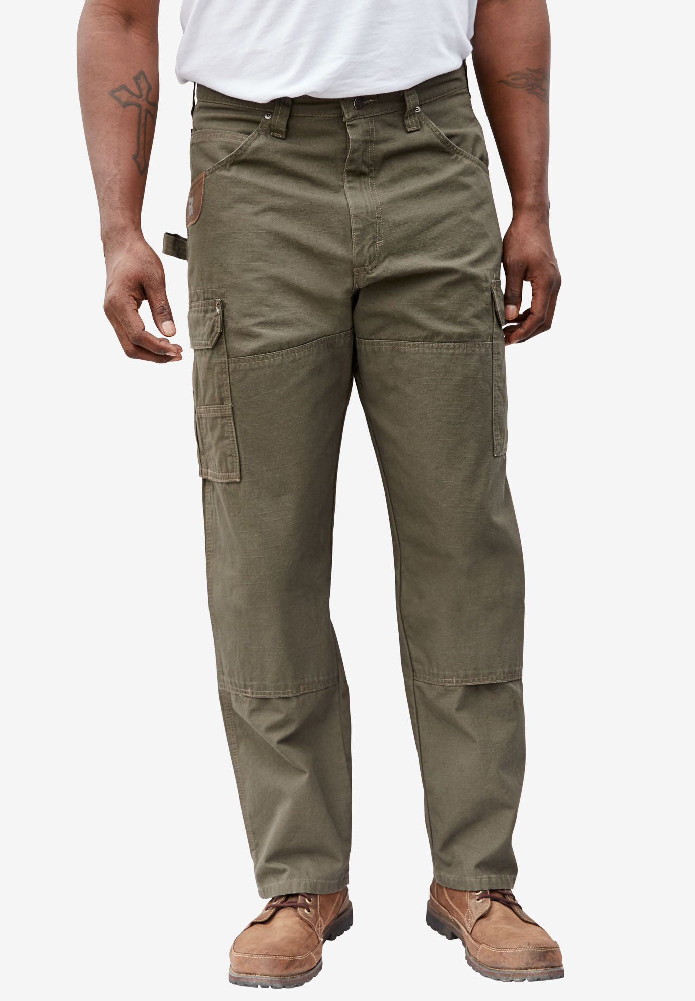 wrangler relaxed fit cargo jeans