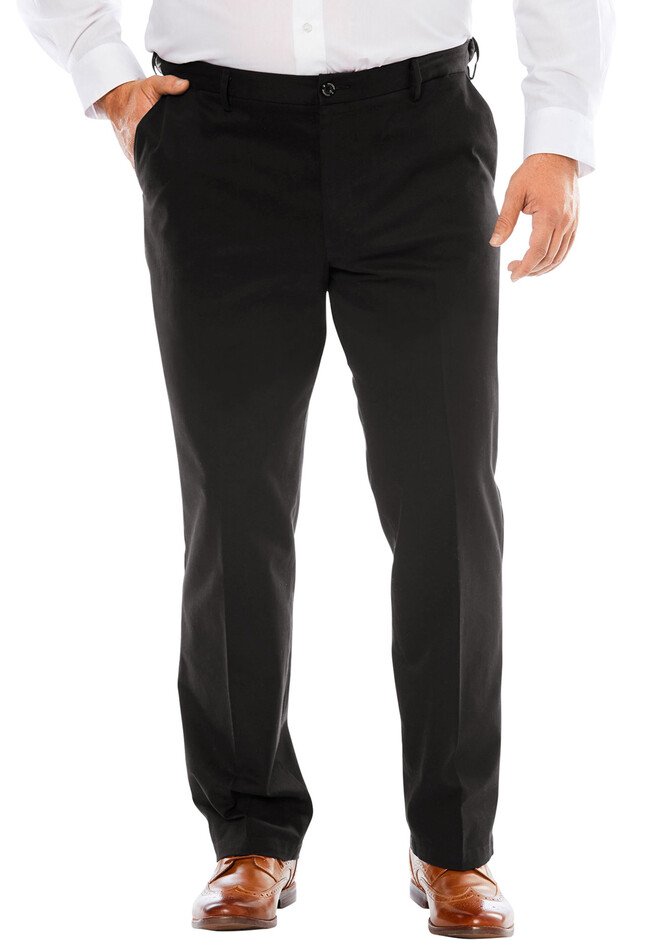 State and Liberty Clothing Company Athletic Fit Stretch Tuxedo Pants - Solid Black Waist 40 | Inseam 34-36 / Black
