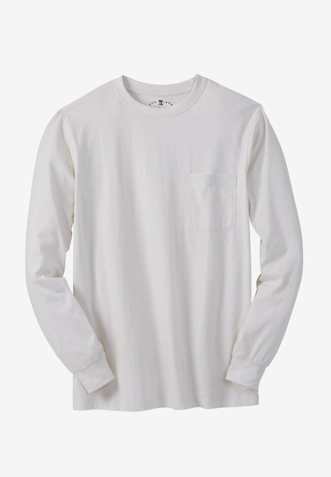 Liberty Blues® Crewneck Long-Sleeve T-Shirt, SAND STONE, hi-res image number null