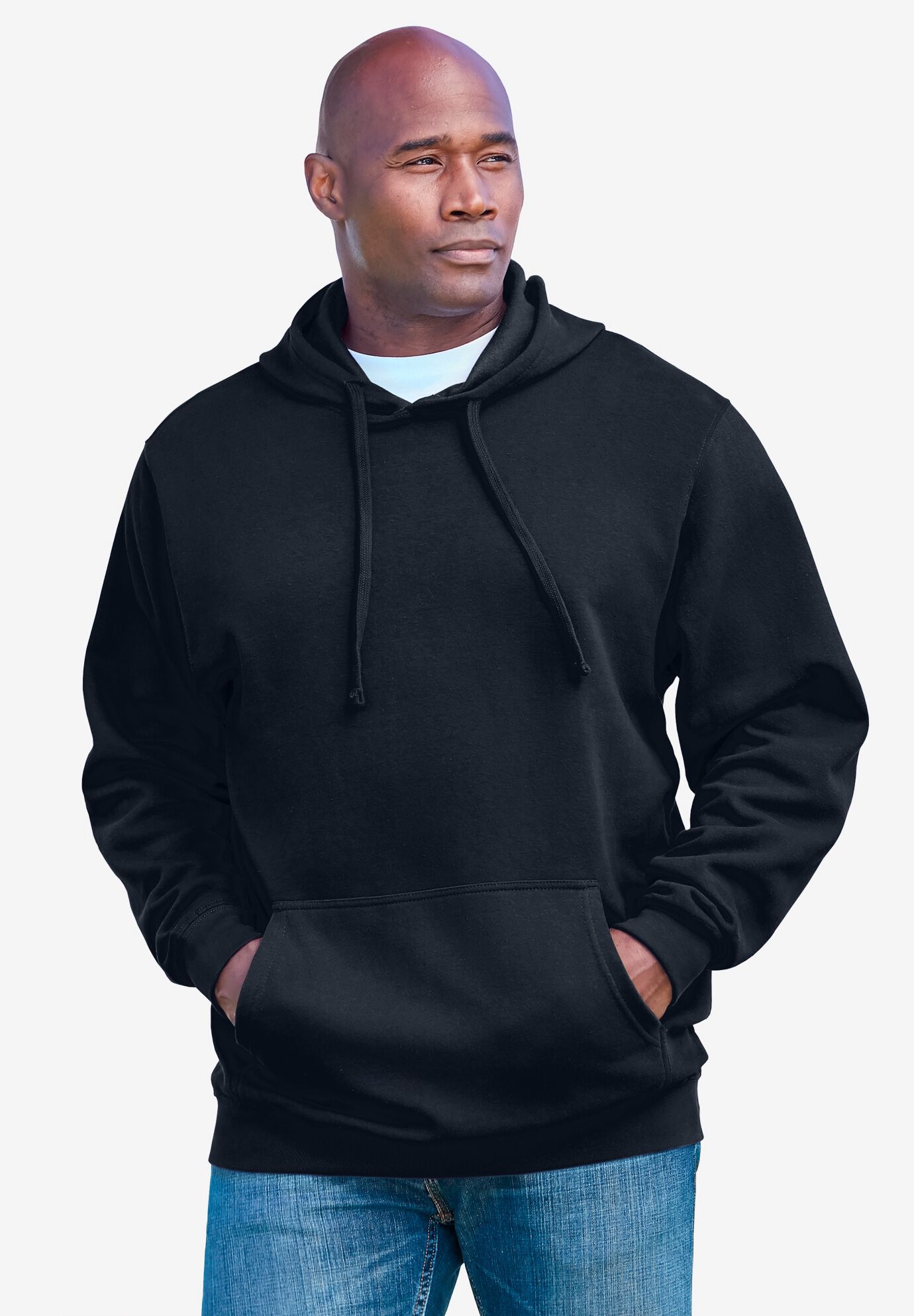 Plain pullover hoodie 2025
