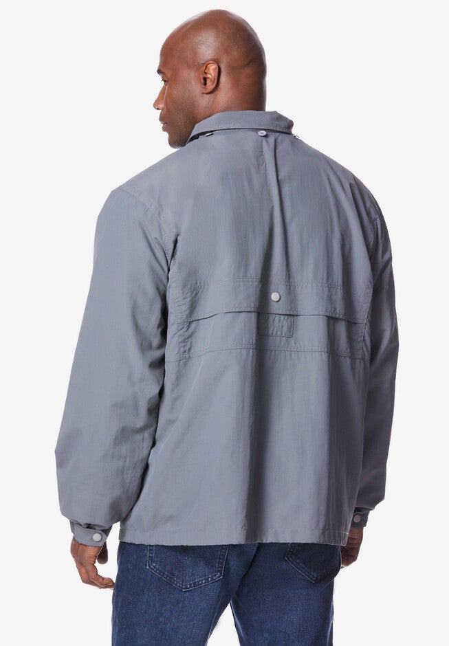 Fleece-lined Taslon® Anorak, , alternate image number null