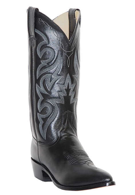 Dan Post 13" Cowboy Heel Boots, BLACK, hi-res image number null