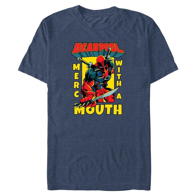 Deadpool Merc, NAVY HEATHER, hi-res image number 0