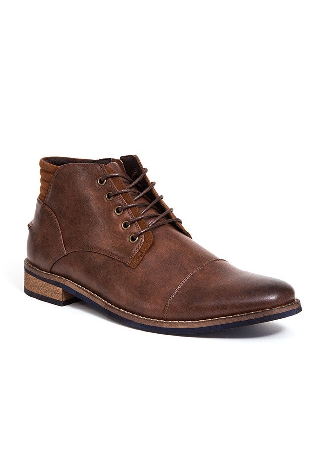 Deer Stags® Rhodes Cap-Toe Shoes, BROWN, hi-res image number null