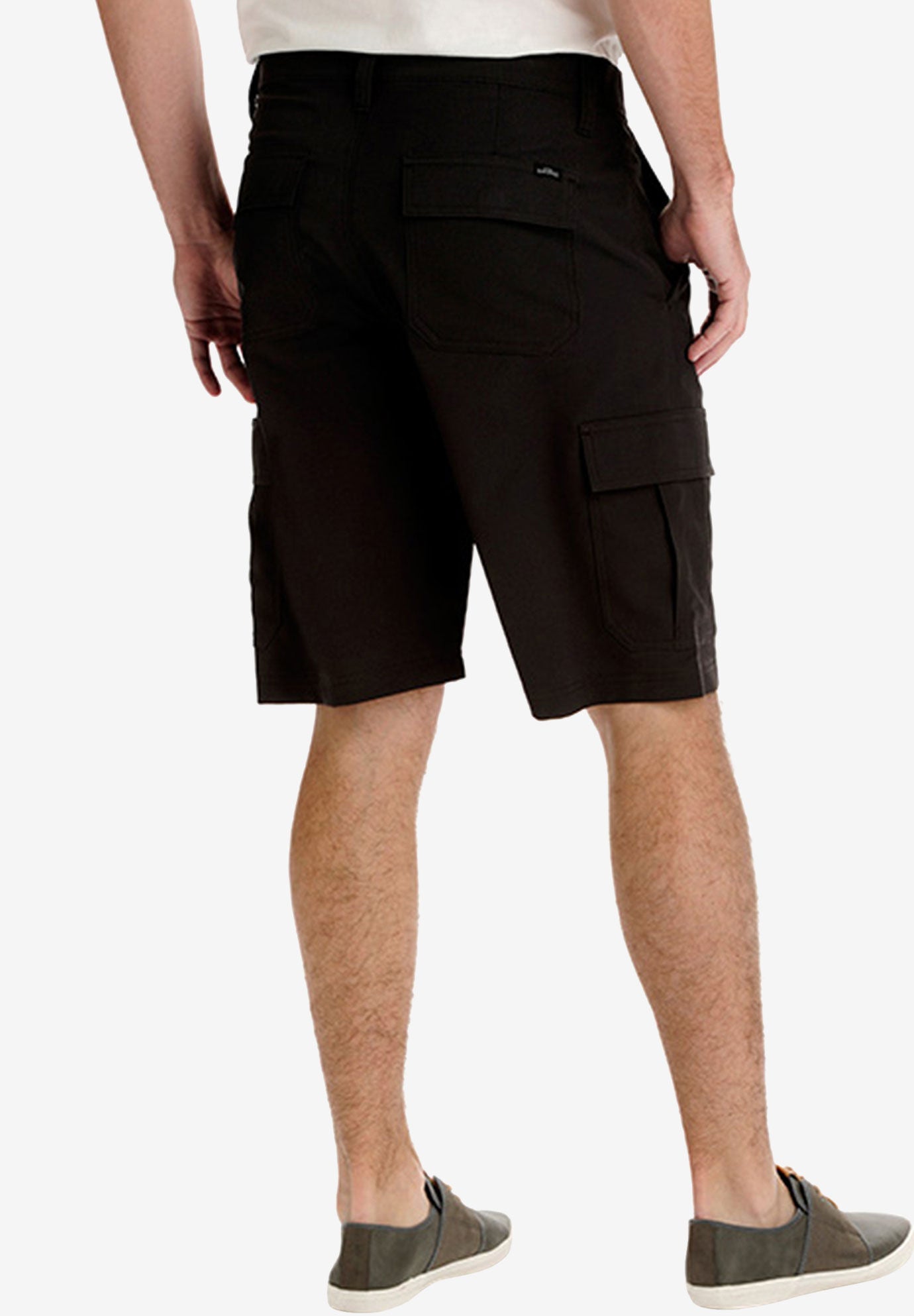 Lee® Performance Cargo Moisture-Wicking Shorts, Black | King