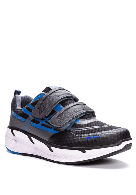 Men's Ultra Strap Athletic Shoes, BLACK BLUE, hi-res image number null