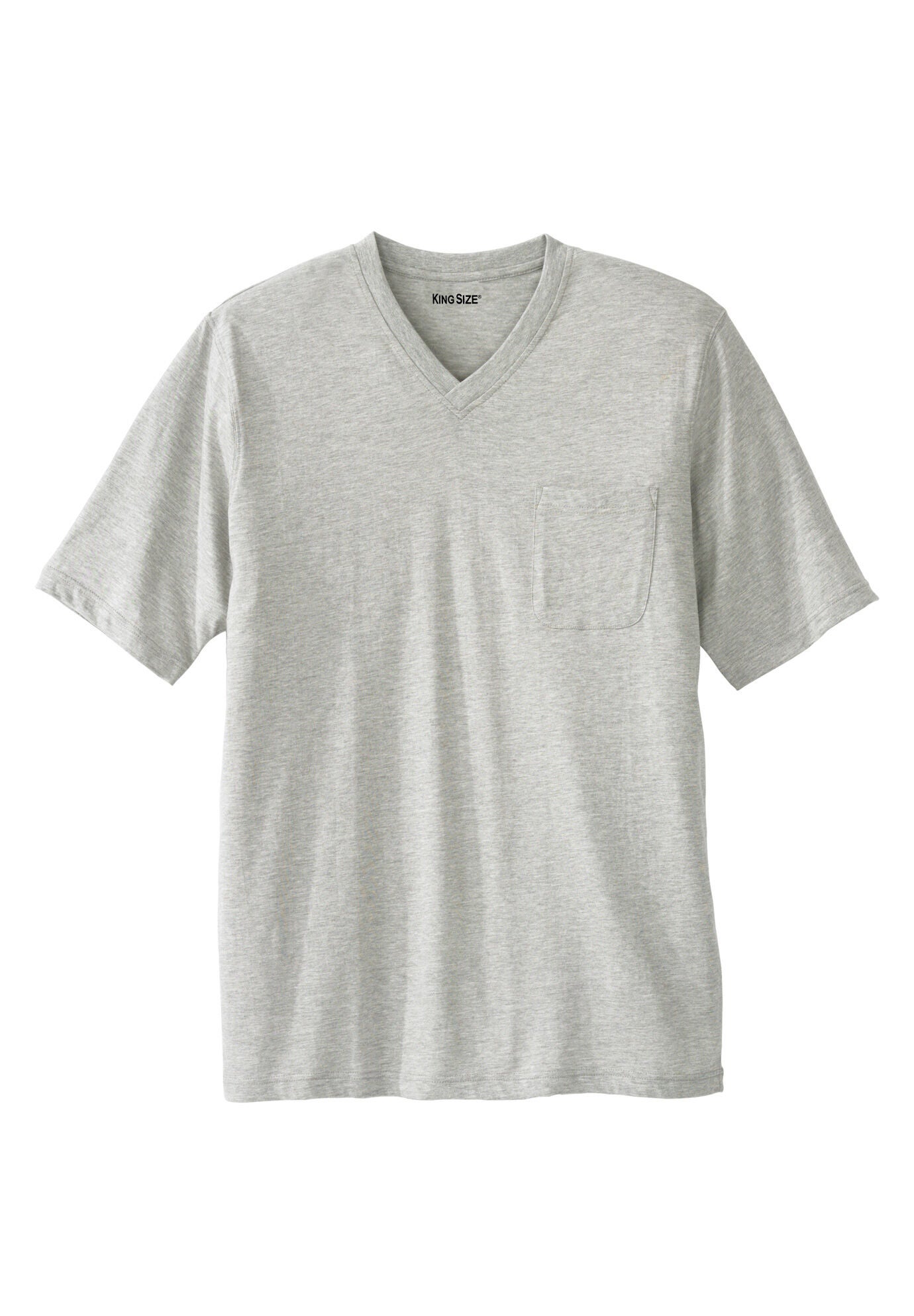 White v neck t shirt with pocket discount