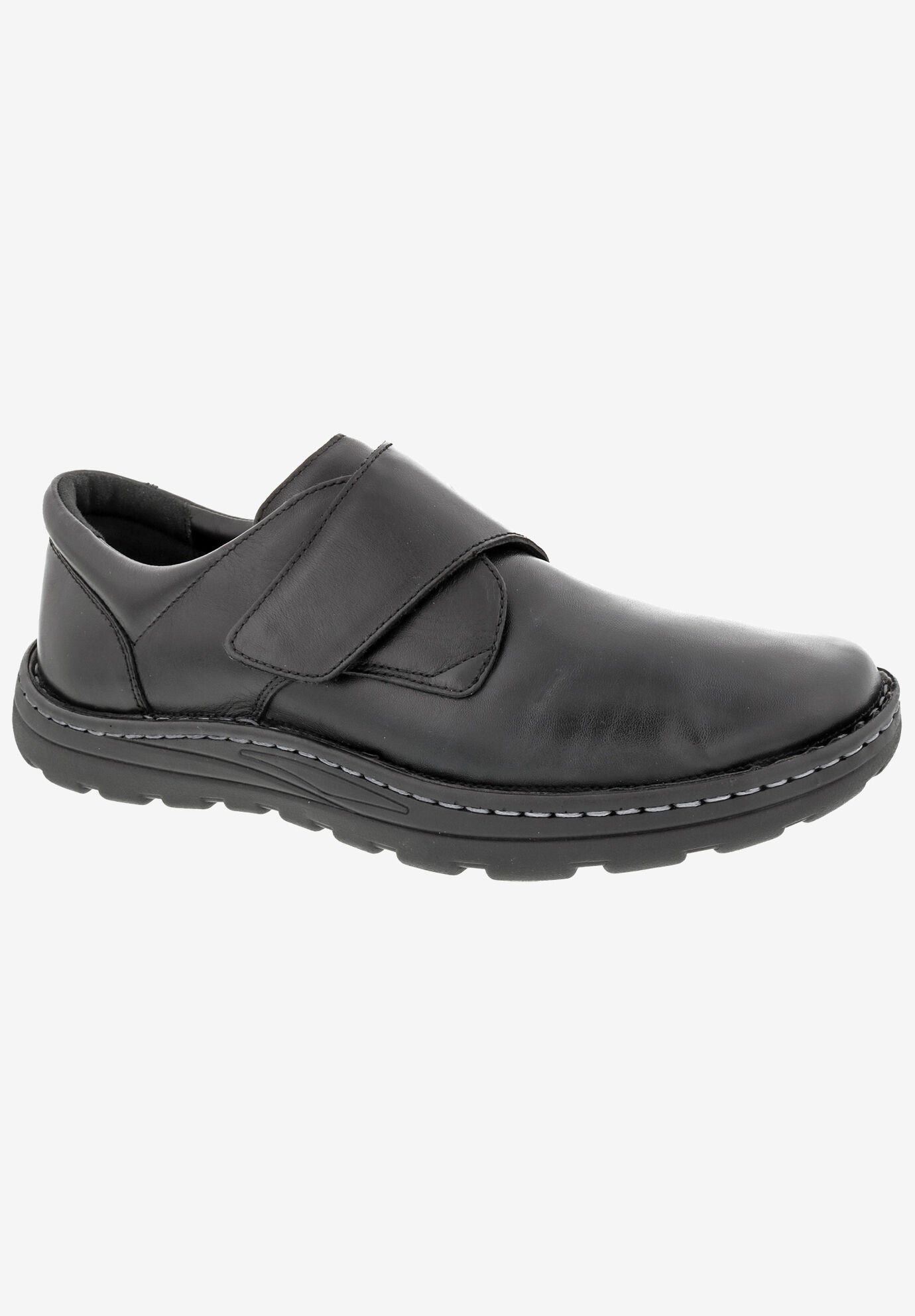 WATSON Casual Shoes, BLACK STRETCH LEATHER, hi-res image number 0