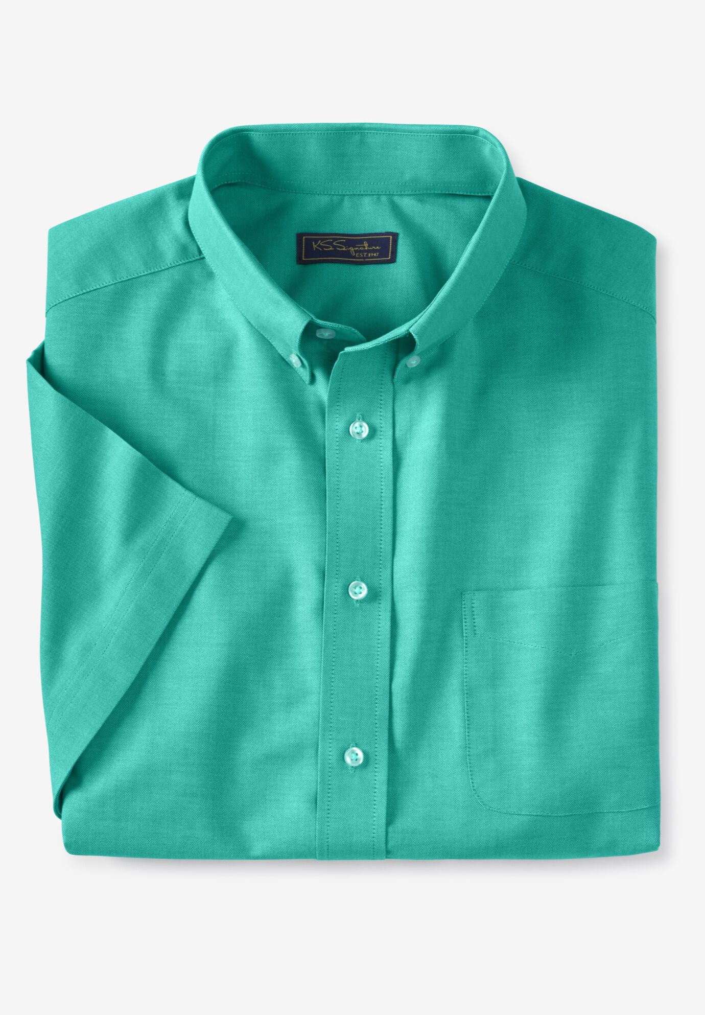 Short-Sleeve Wrinkle-Free Everyday Oxford