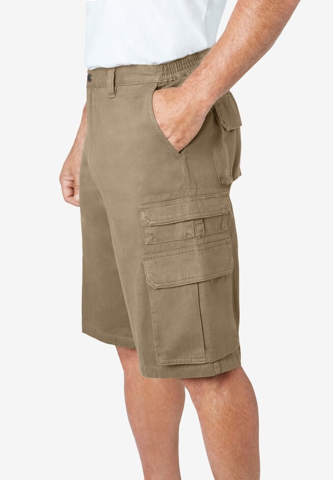 Ranger Stacked Cargo 12 Pocket Short, DARK KHAKI, alternate image number null