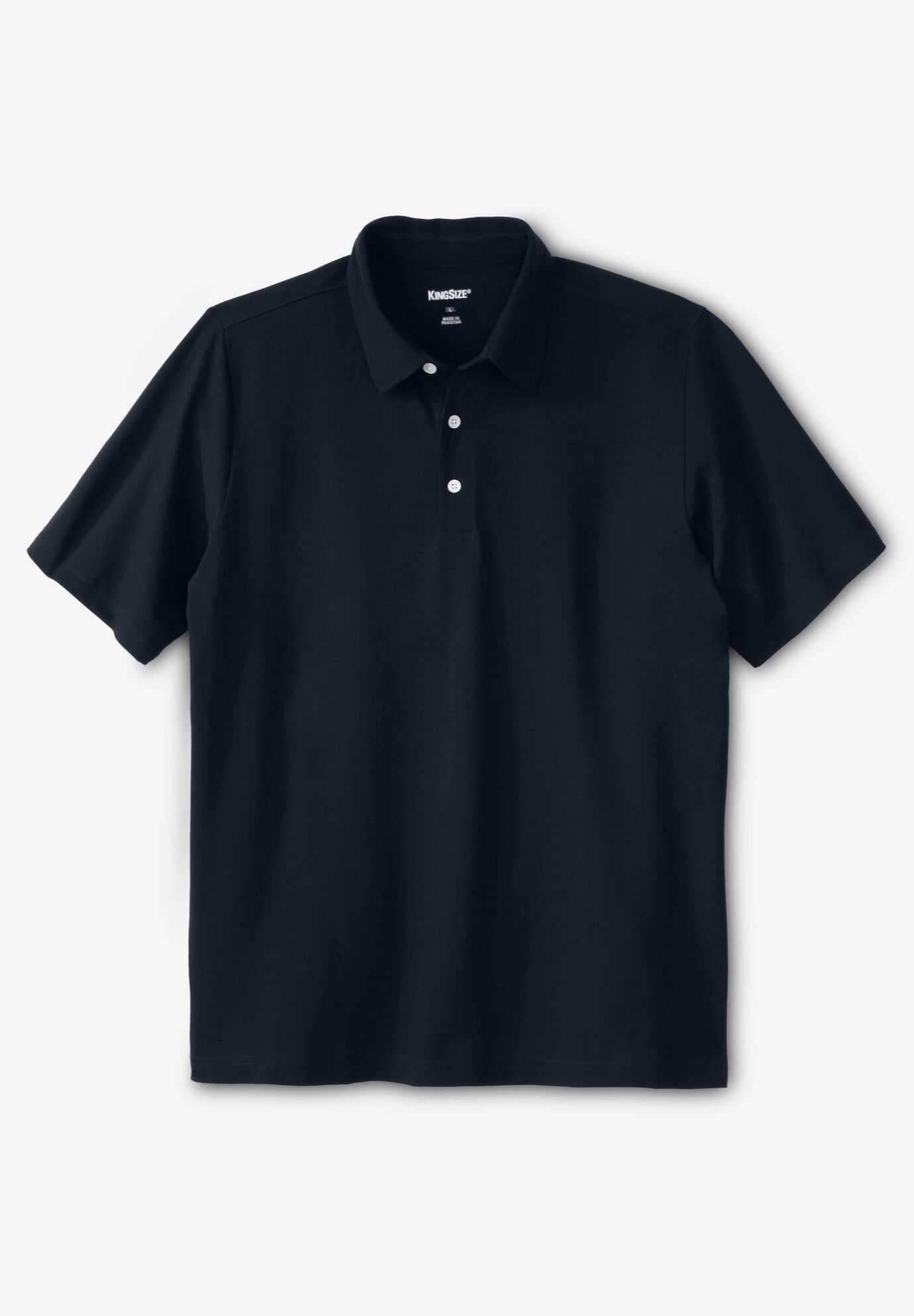 Lightweight Stretch Mesh Pique Polo, BLACK, hi-res image number 0