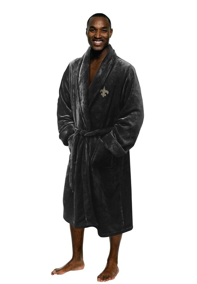 New Orleans Saints Bathrobe, , on-hover image number null