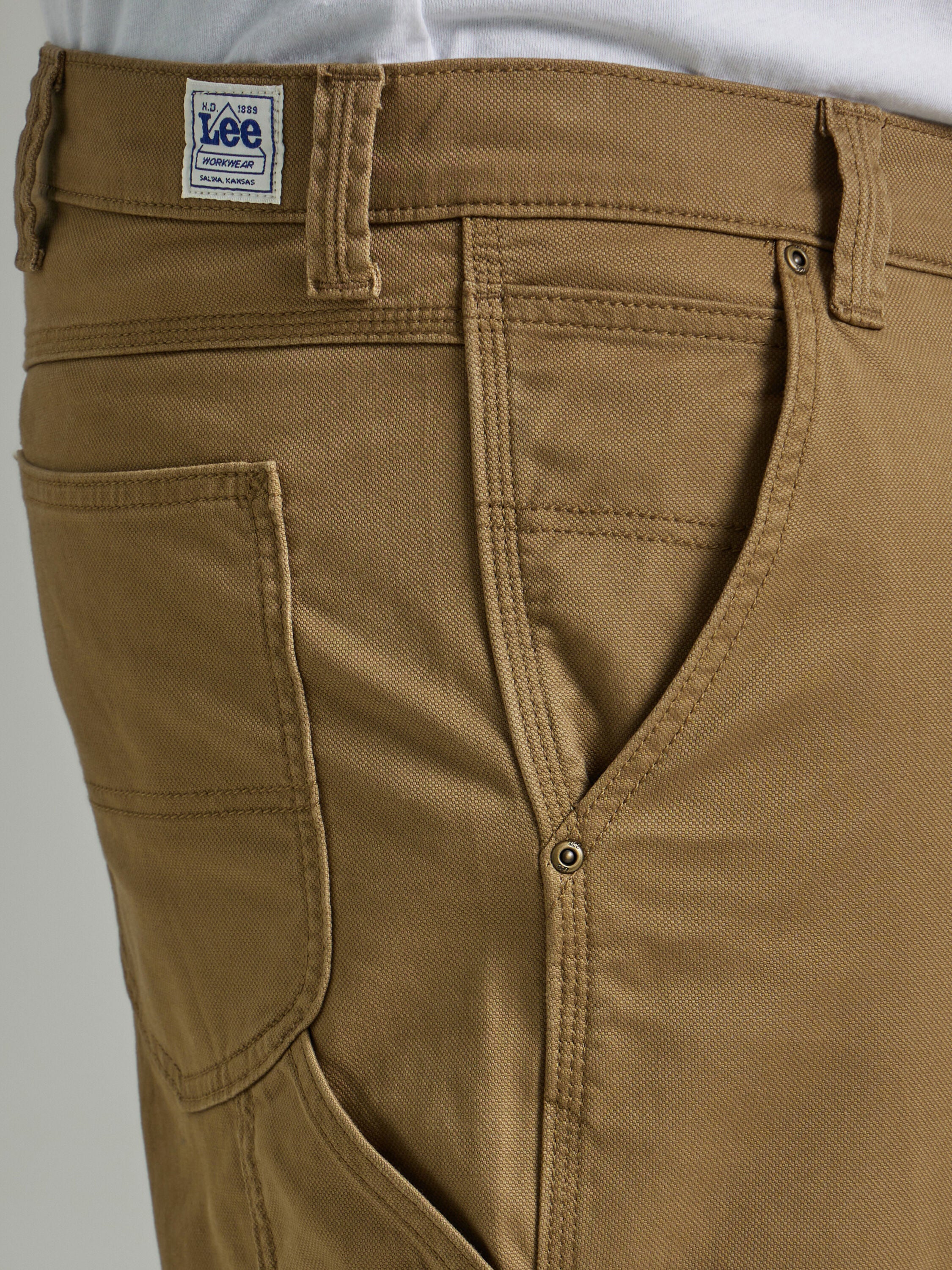 Legendary Workwear Loose Fit Carpenter Jean, DARK KHAKI, alternate image number 5