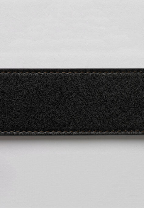 Casual Stitched Edge Leather Belt, , alternate image number null