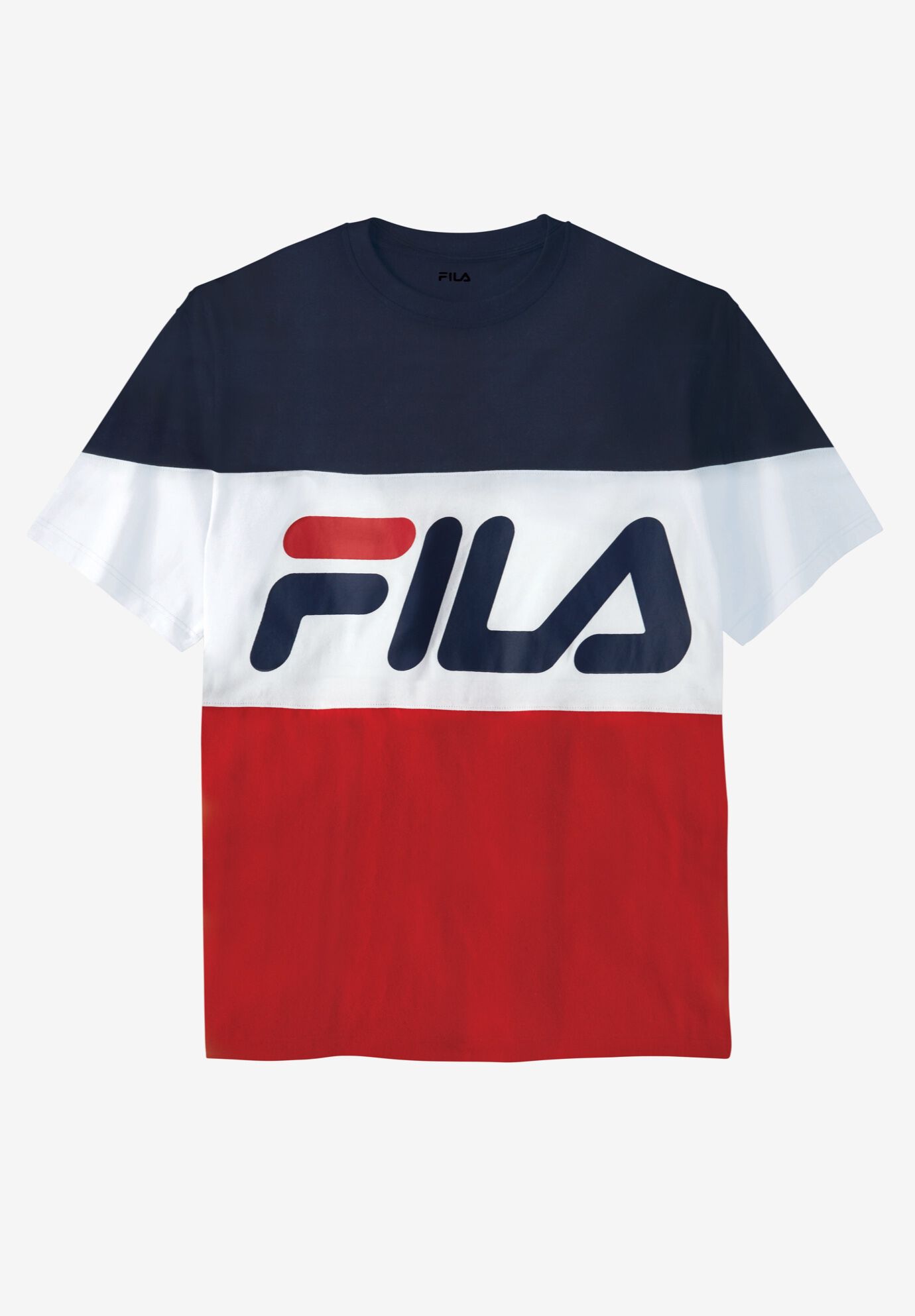 colorful fila shirt