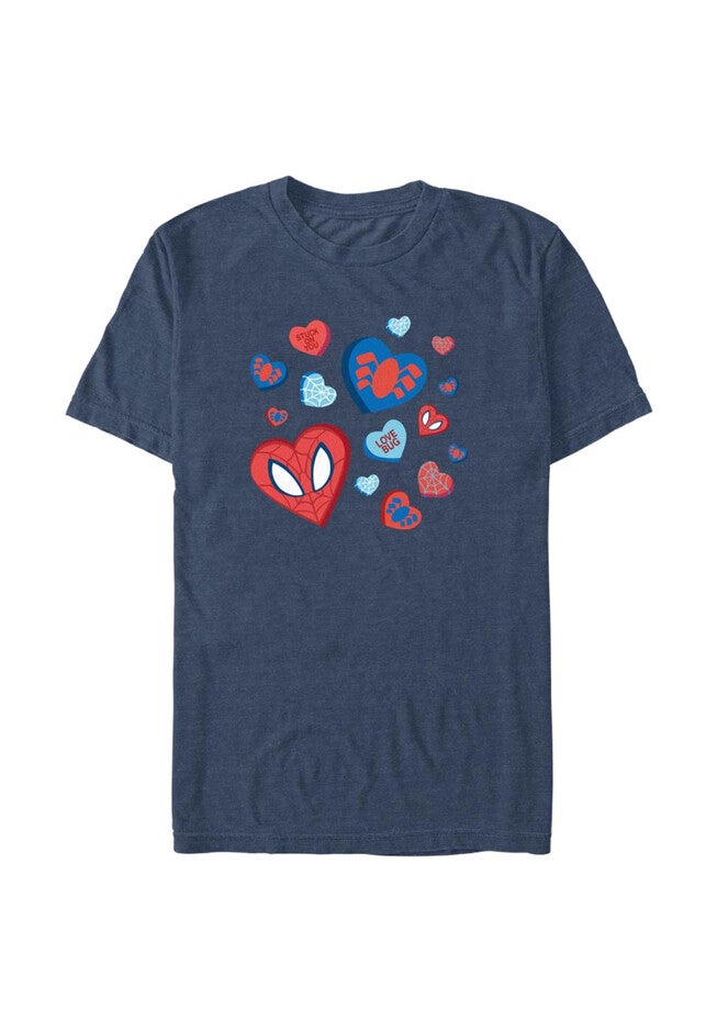Love Bug Candy Tops & Tees, NAVY HEATHER, hi-res image number 0