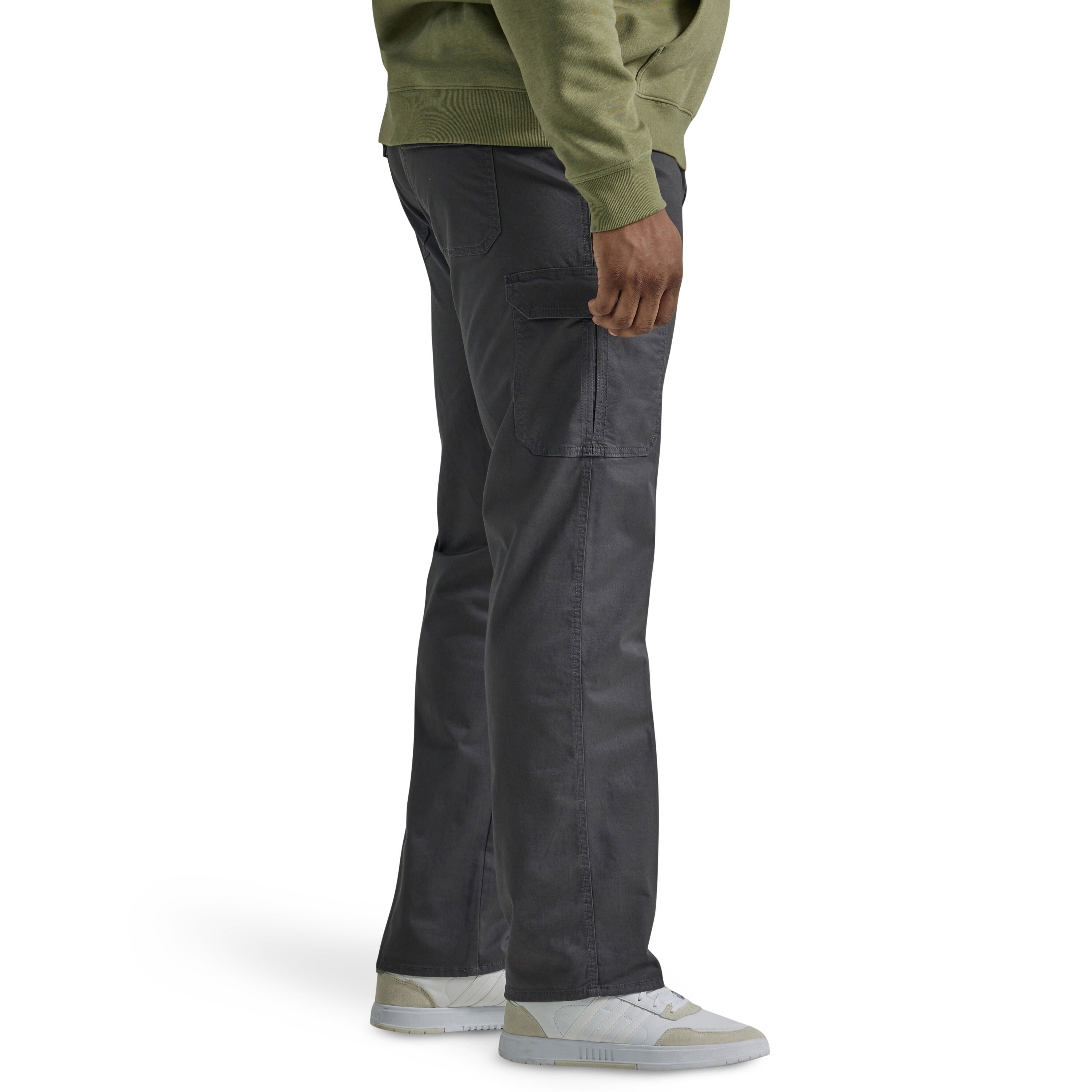 Extreme Motion Twill Cargo Pant, CHARCOAL, alternate image number 2