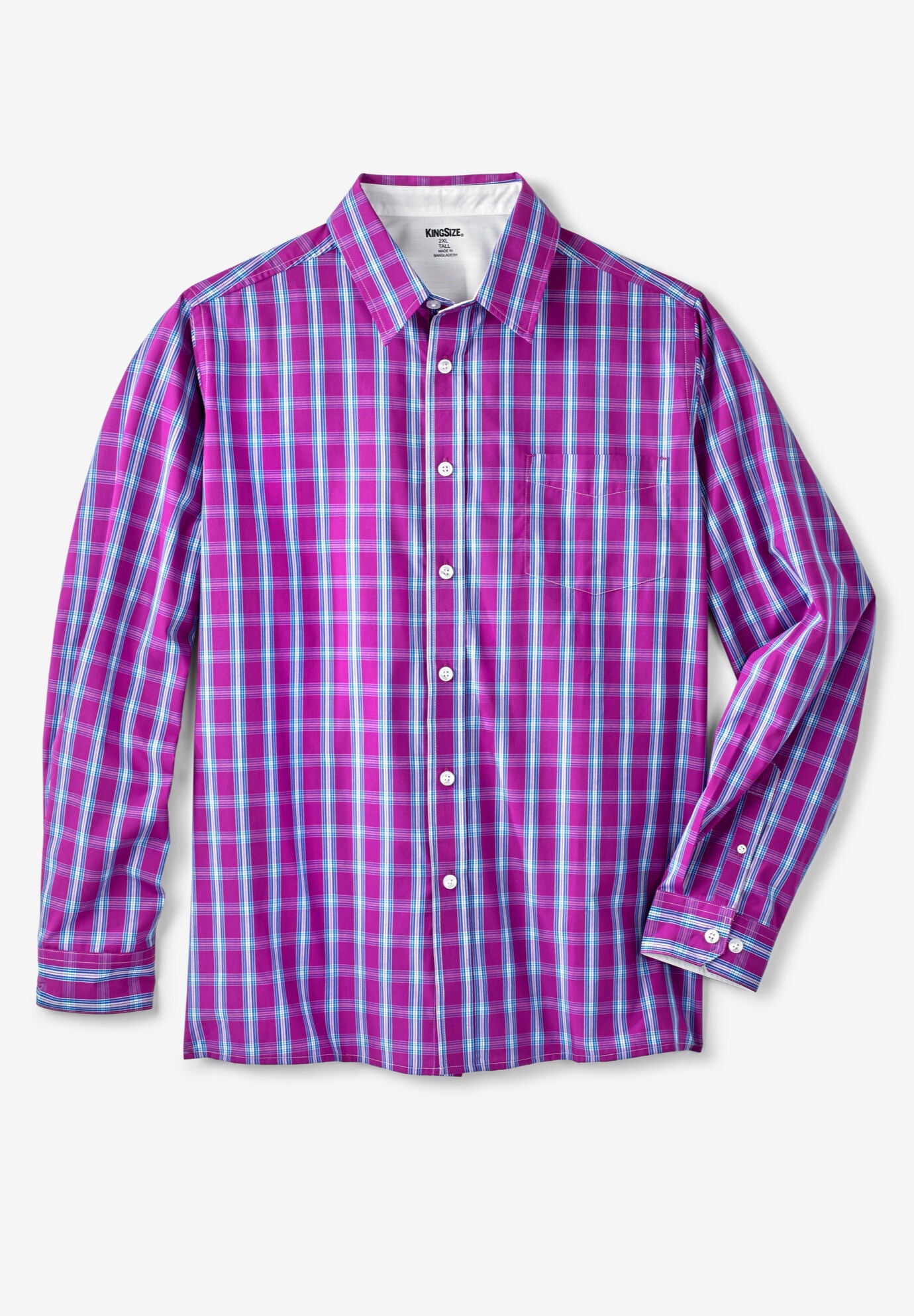 Big Tall Dress Shirts for Men King Size