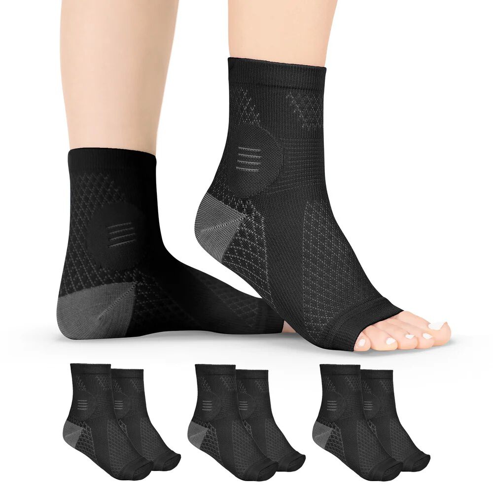 Neuropathy Socks, BLACK, hi-res image number 0