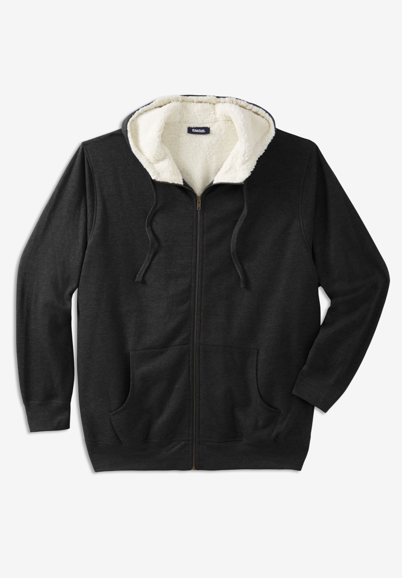 Sherpa lined hot sale pullover hoodie