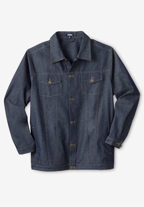 Liberty Blues™ Lightweight Comfort Denim Jean Jacket, RIGID WASH, hi-res image number null