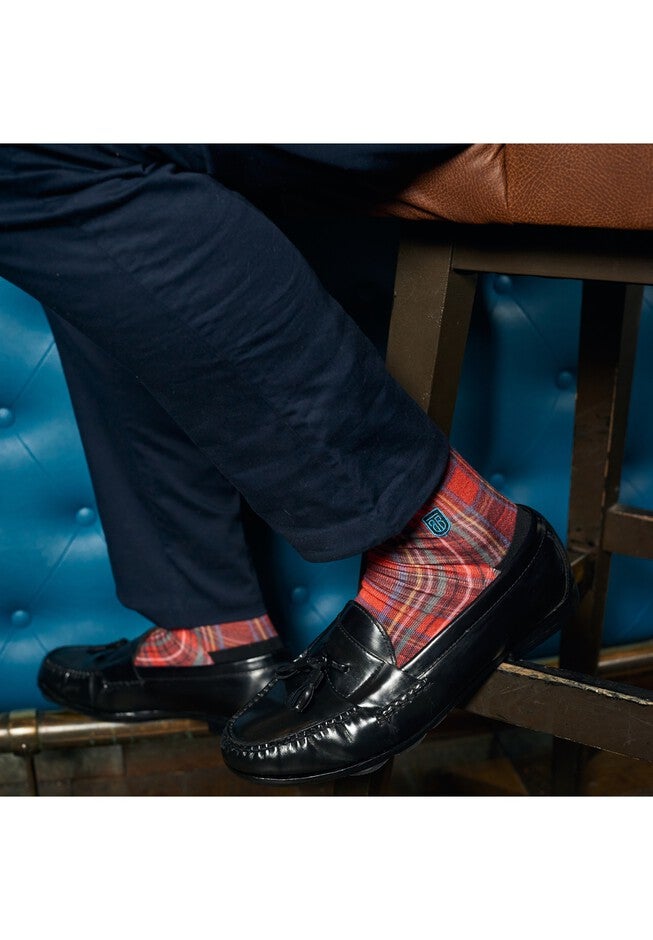 The Red Plaid Socks, , alternate image number 3