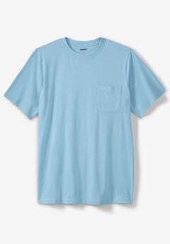 Pima Short-Sleeve Pocket Crewneck T-Shirt, 