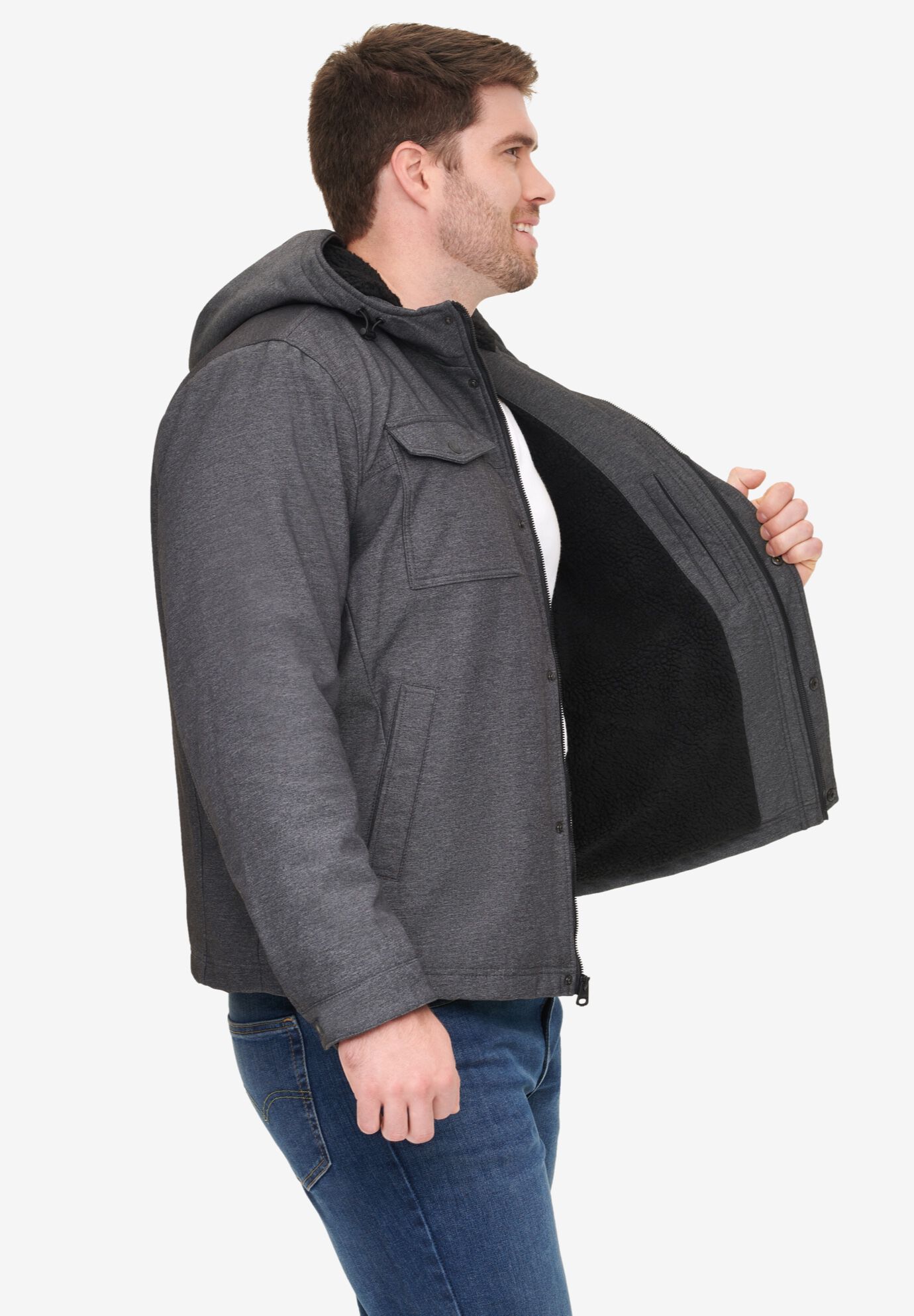 levi's soft shell trucker jacket